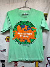 Load image into Gallery viewer, Vintage Nickelodeon Studios Universal Studios Crew 1990 MTV Neon Green Slime T-Shirt: Medium
