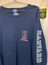 Load image into Gallery viewer, Vintage Harvard University Champion Navy Longsleeve 90s T-Shirt: XL
