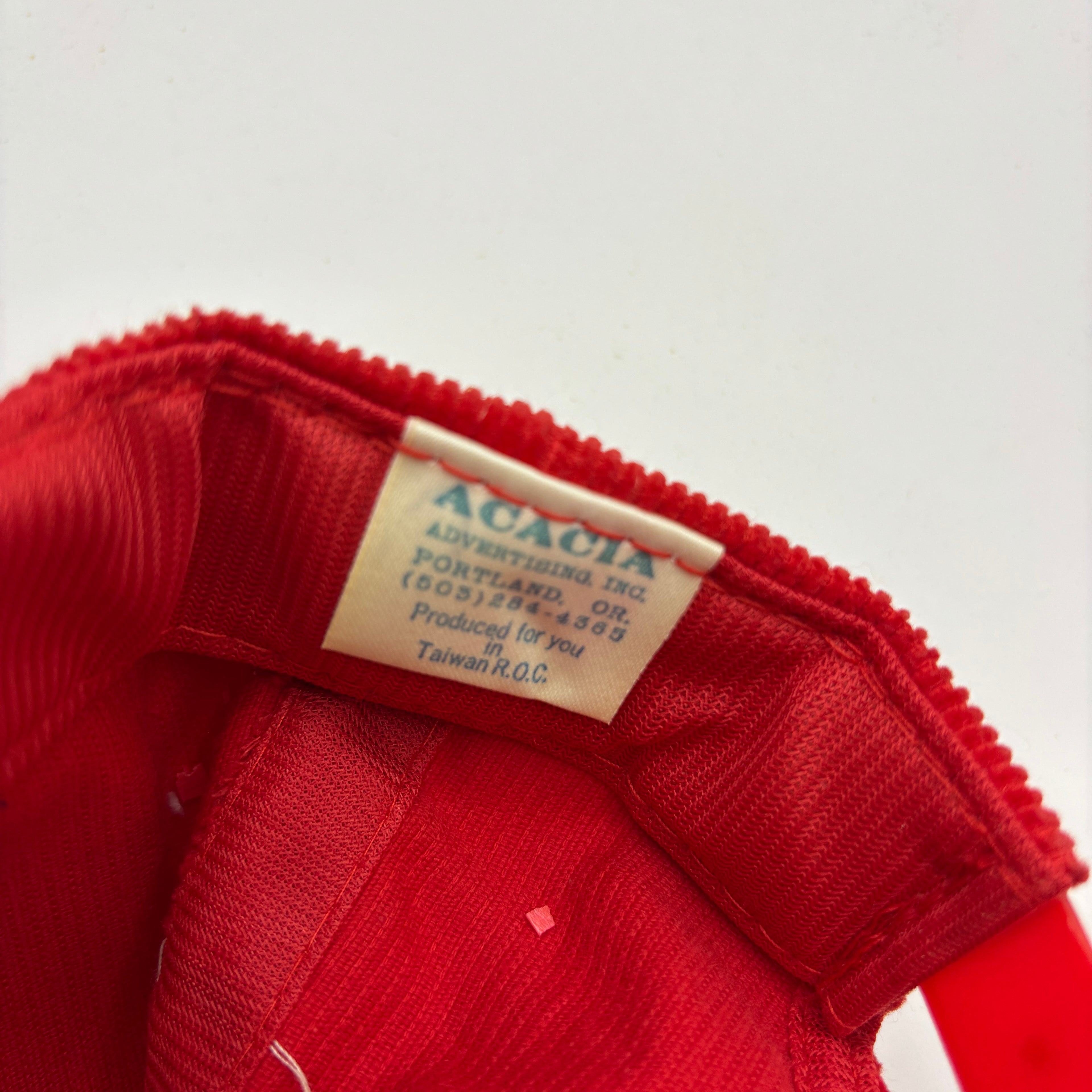 Vintage Jubitz Truck Stop Corduroy Rope Red Snapback Hat