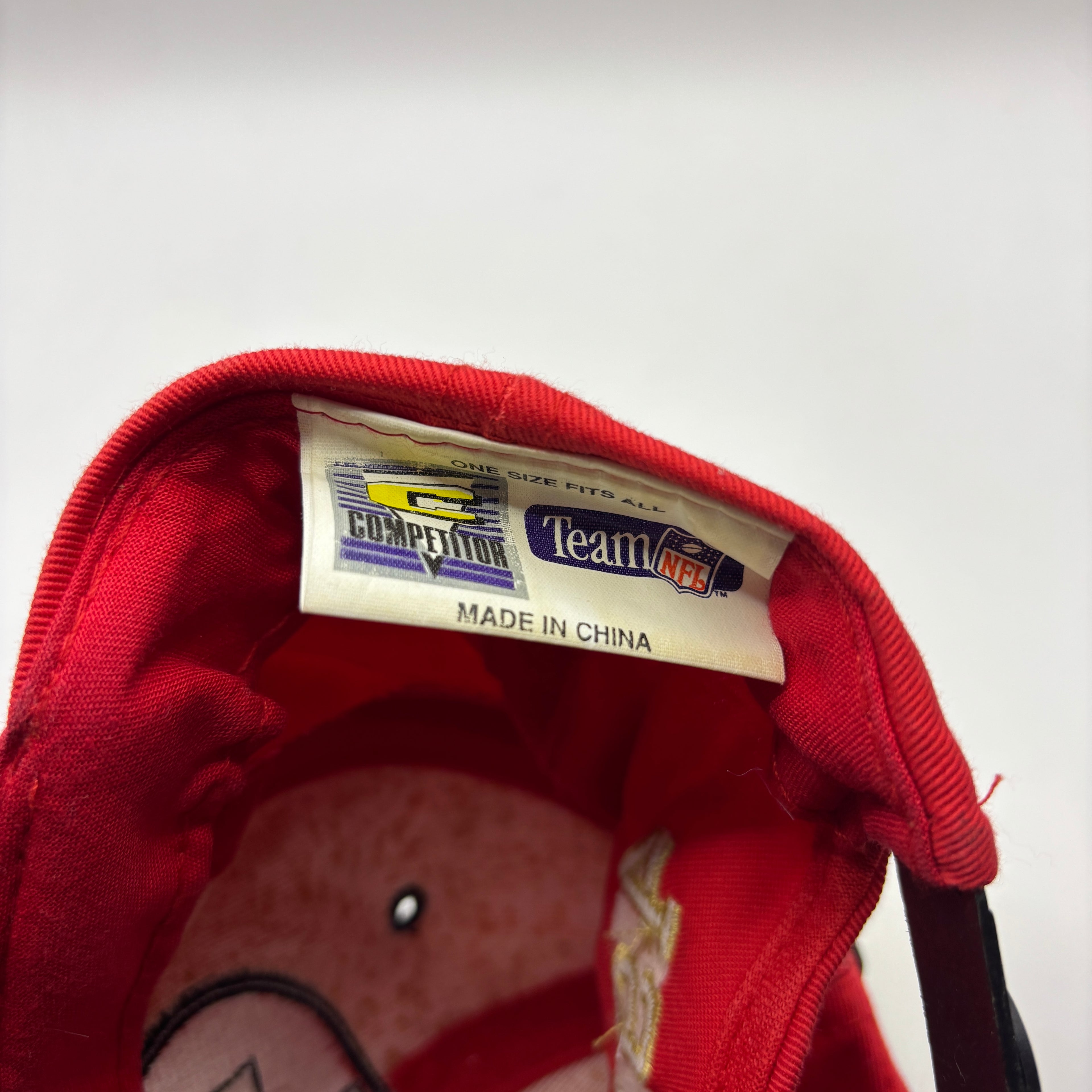 Vintage San Francisco 49ers NFL Red Snapback Hat