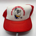 Vintage Beer Builds Better Bodies Trucker Mesh Snapback Hat