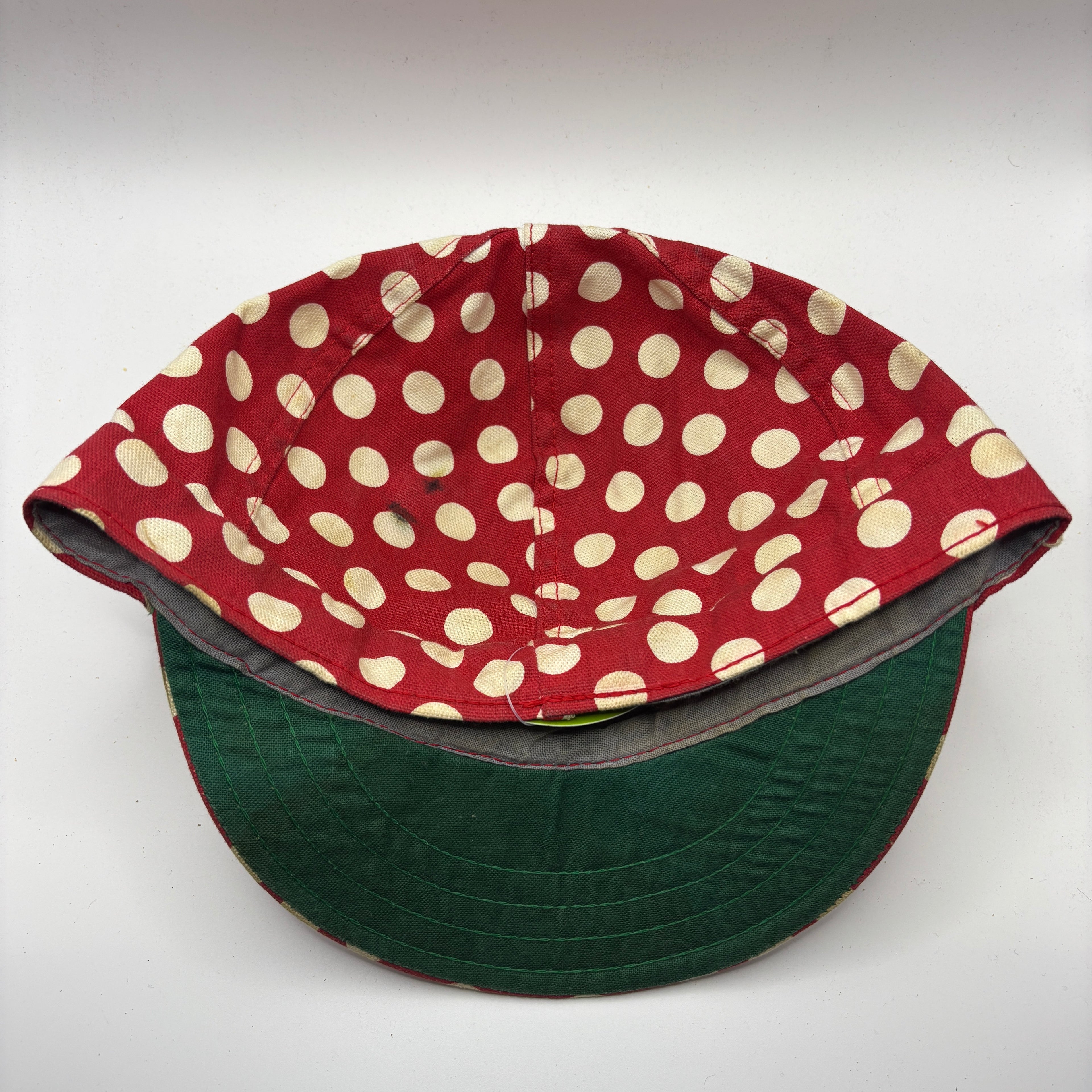 Vintage Kromer Polka Dot USA Welders Cap: 7 1/2