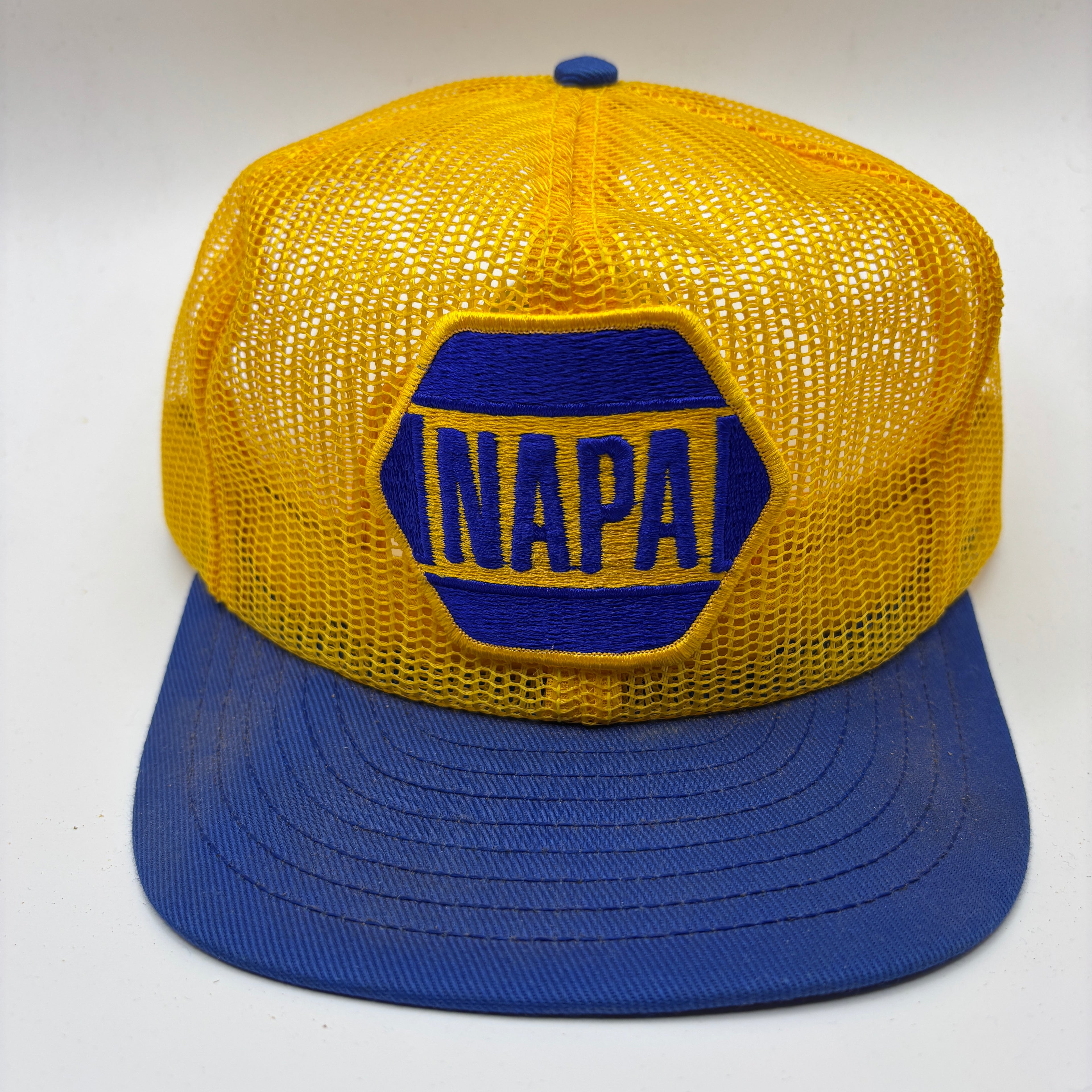 Vintage NAPA Auto Parts All Mesh Louisville MFG Snapback Hat