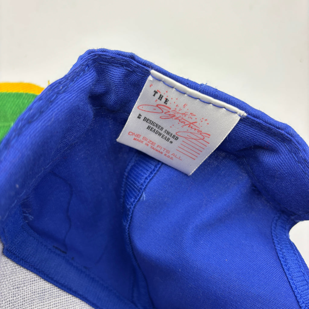 Vintage University of Pittsburgh Pitt Panthers Blue Yellow Snapback Hat