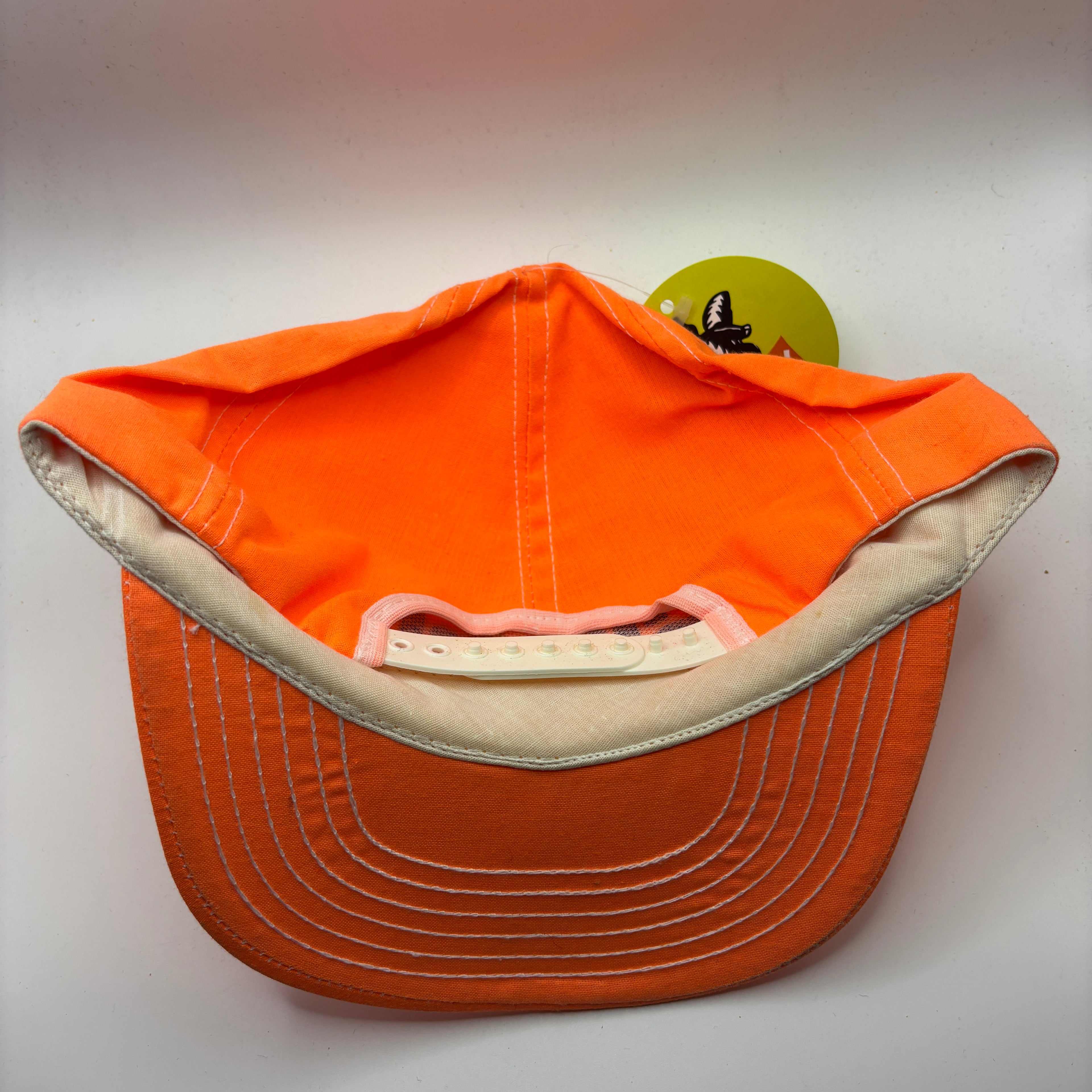 Vintage Simon Lifts Neon Orange Snapback Hat