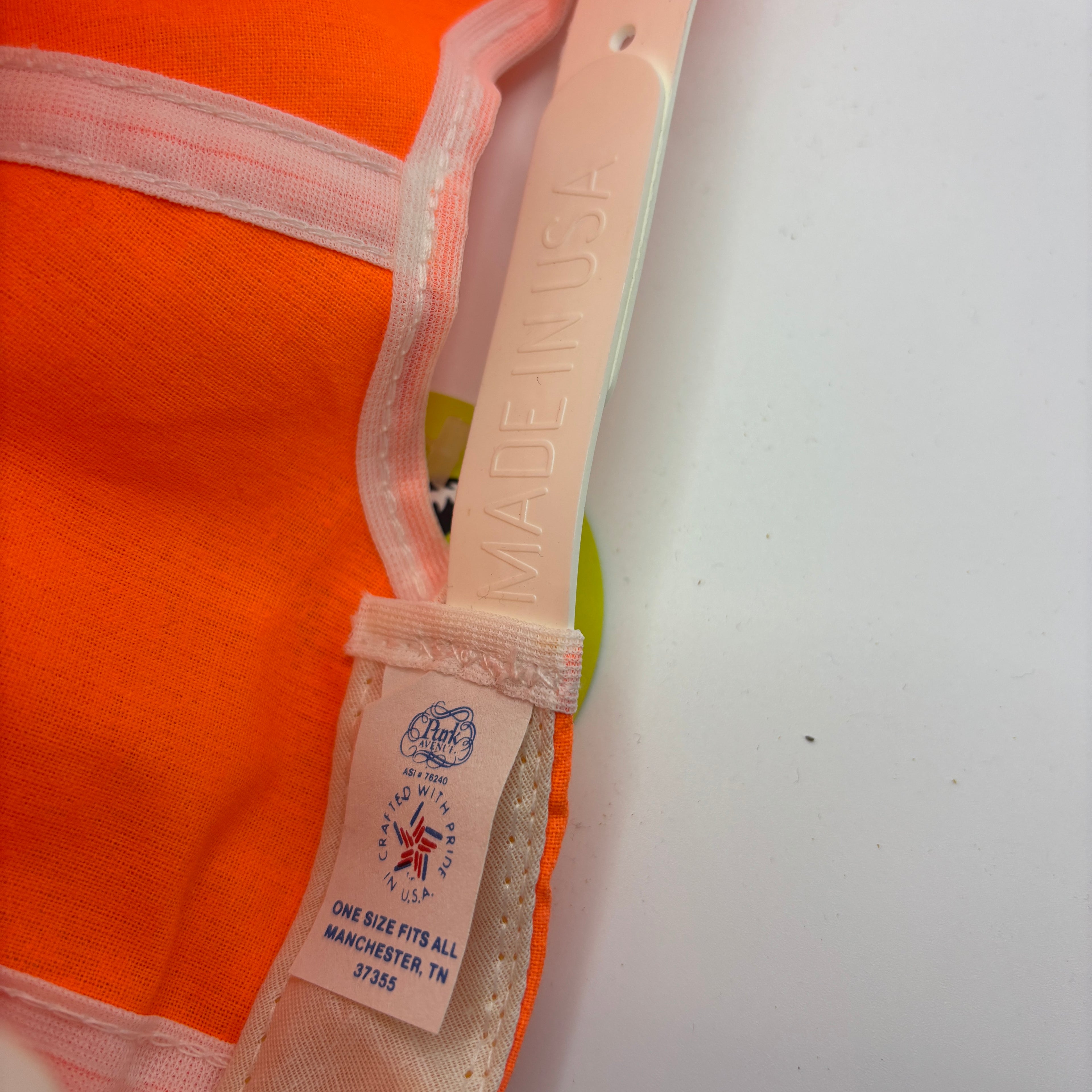 Vintage Simon Lifts Neon Orange Snapback Hat