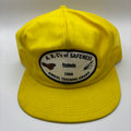 Vintage Peabody Coal Mine Safeness 1988 Patch Yellow Snapback Hat