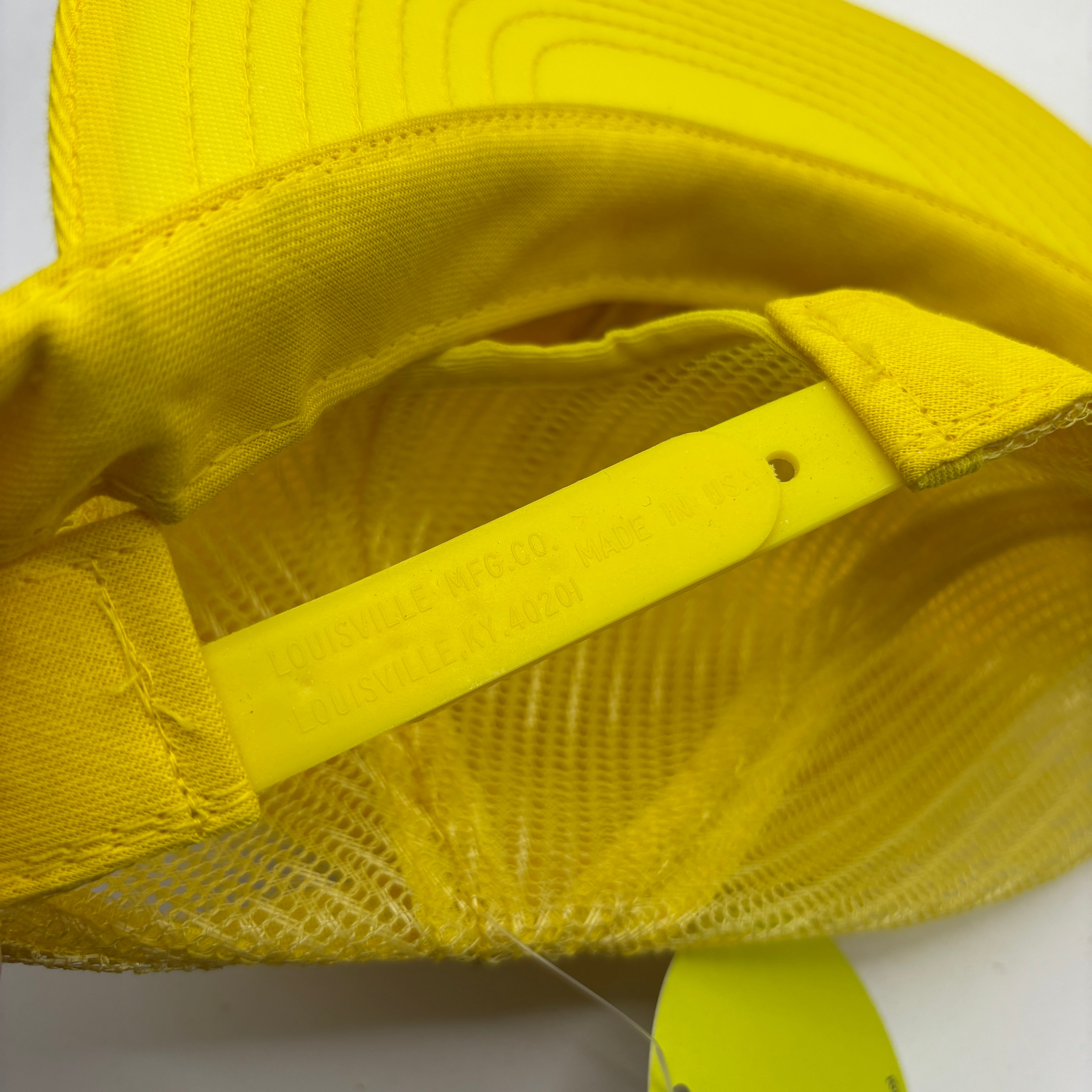 Vintage Calavar Condor Trucker Mesh Yellow Patch Snapback Hat