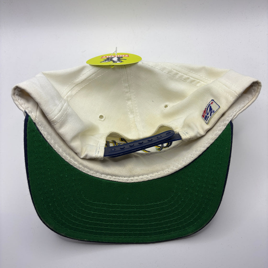 Vintage University of Notre Dame Fighting Irish White Navy The Game Snapback Hat
