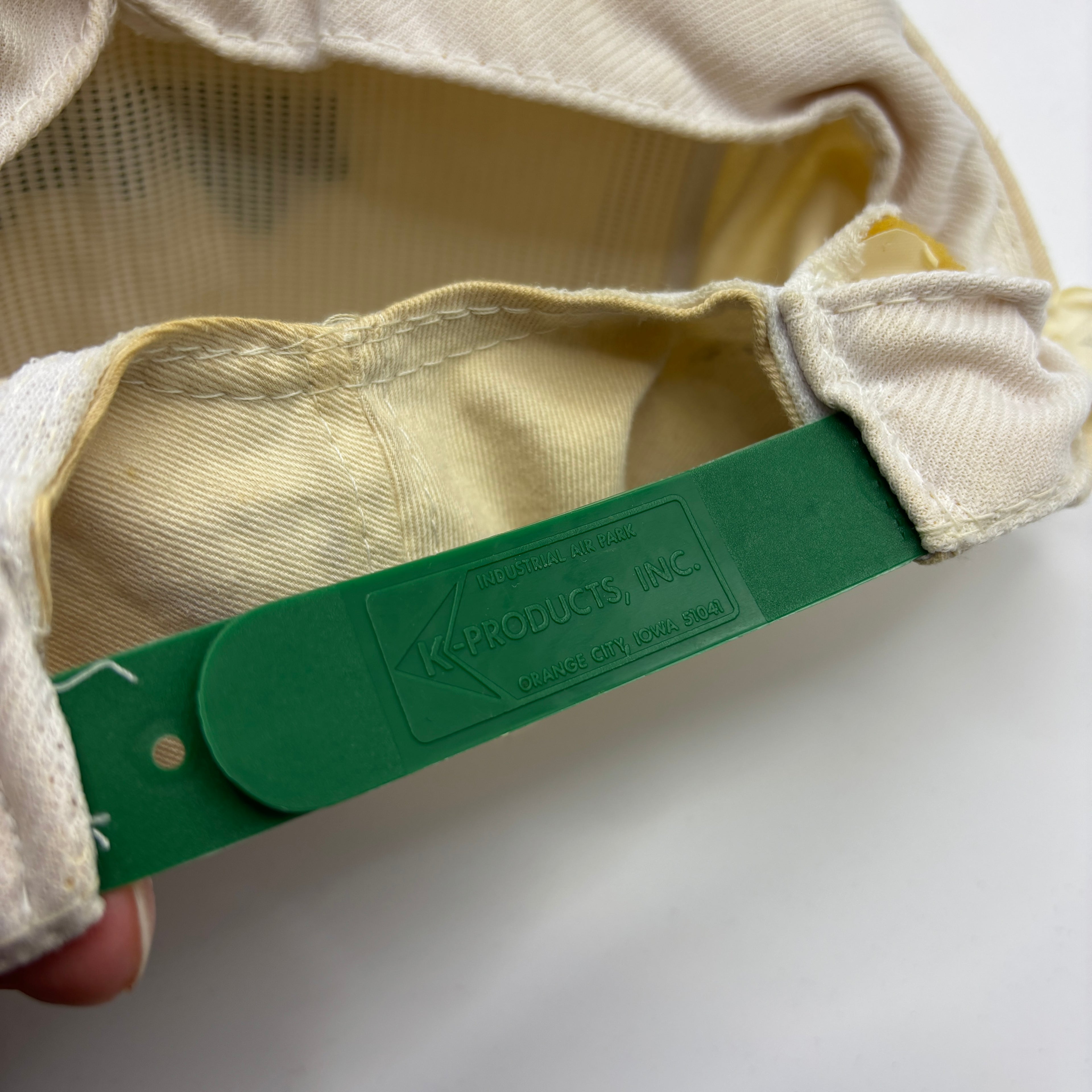 Vintage Salem Cigarettes Cream Green Snapback Hat