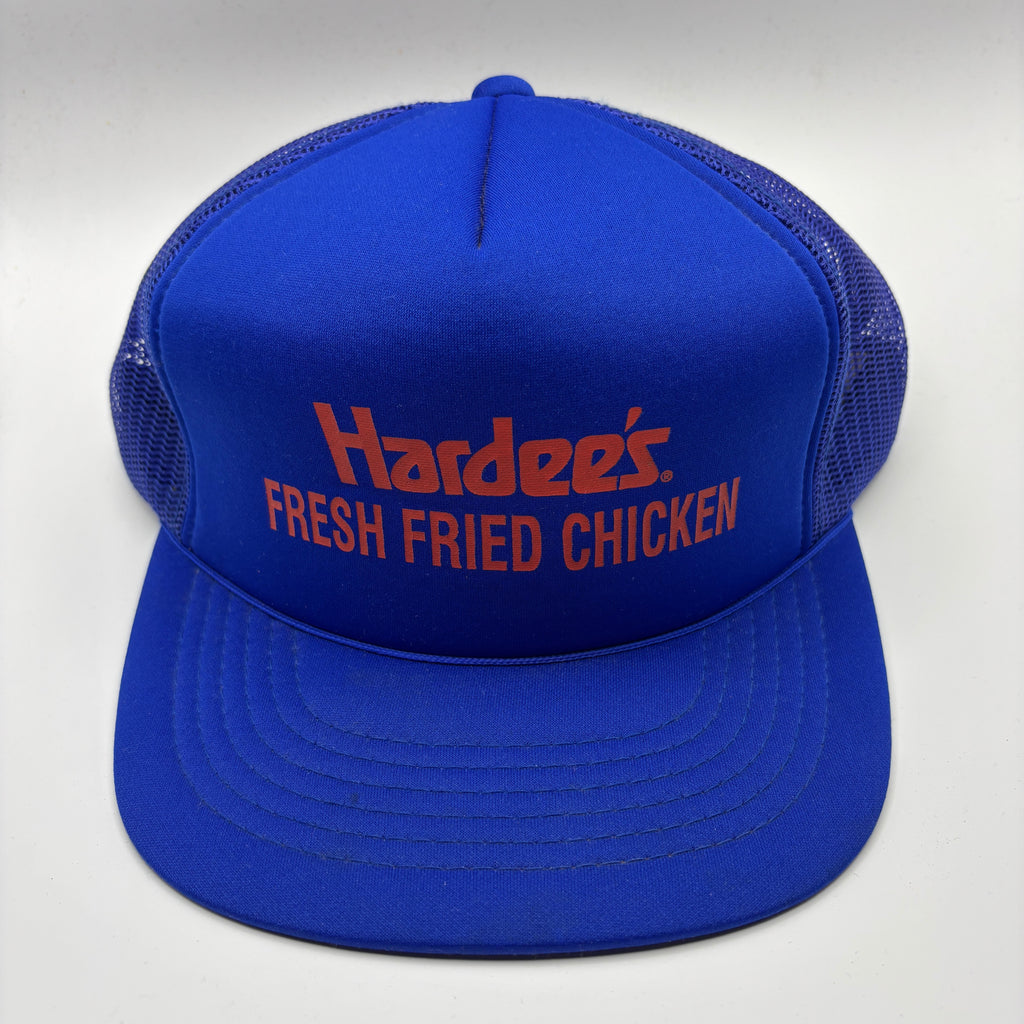 Vintage Hardee's Fresh Fried Chicken Trucker Snapback Hat