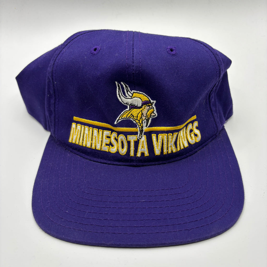 Vintage 90s Minnesota Vikings NFL Snapback Hat