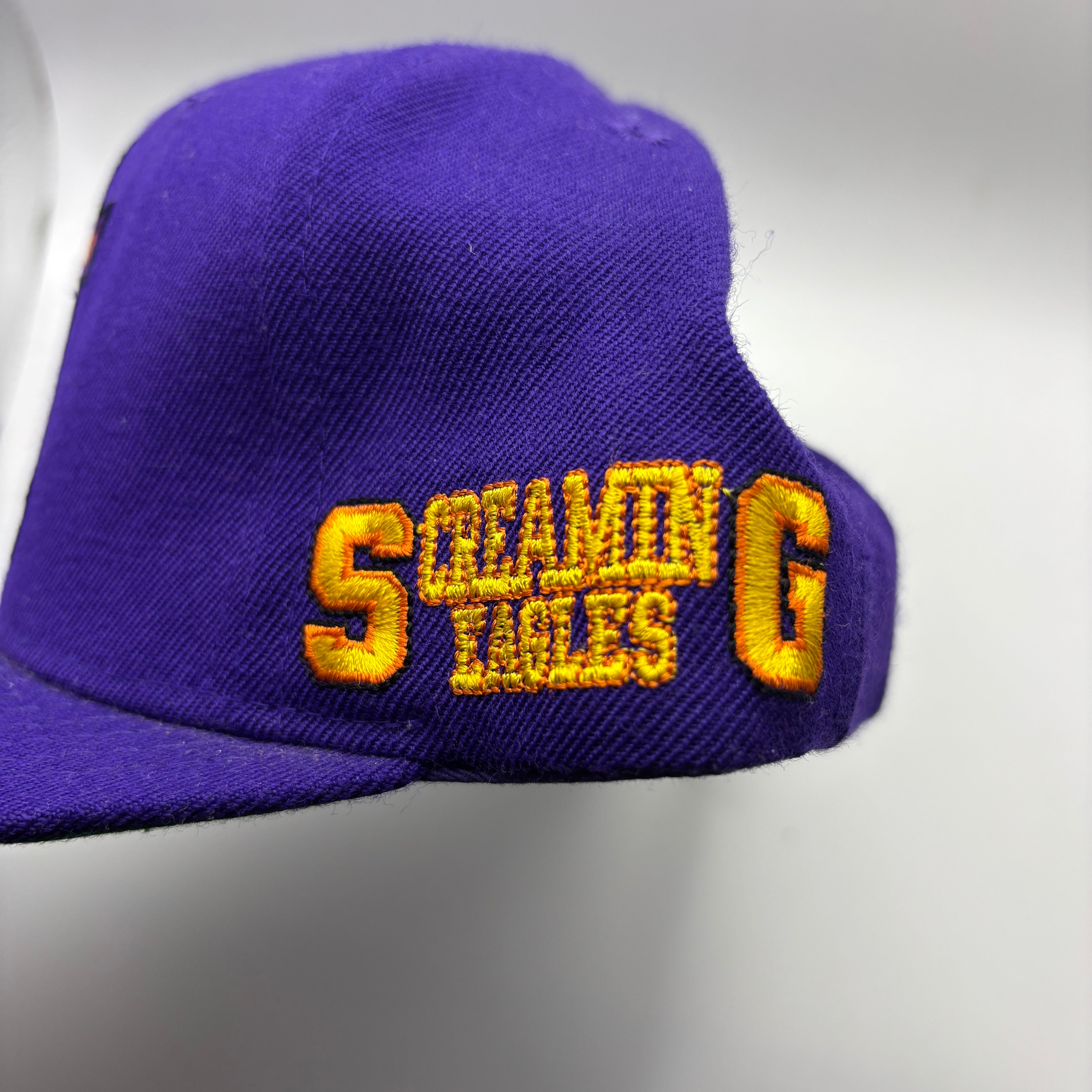 Vintage Minnesota Screaming Eagles 7up Coach TV Show Promo Starter Snapback Hat Wool