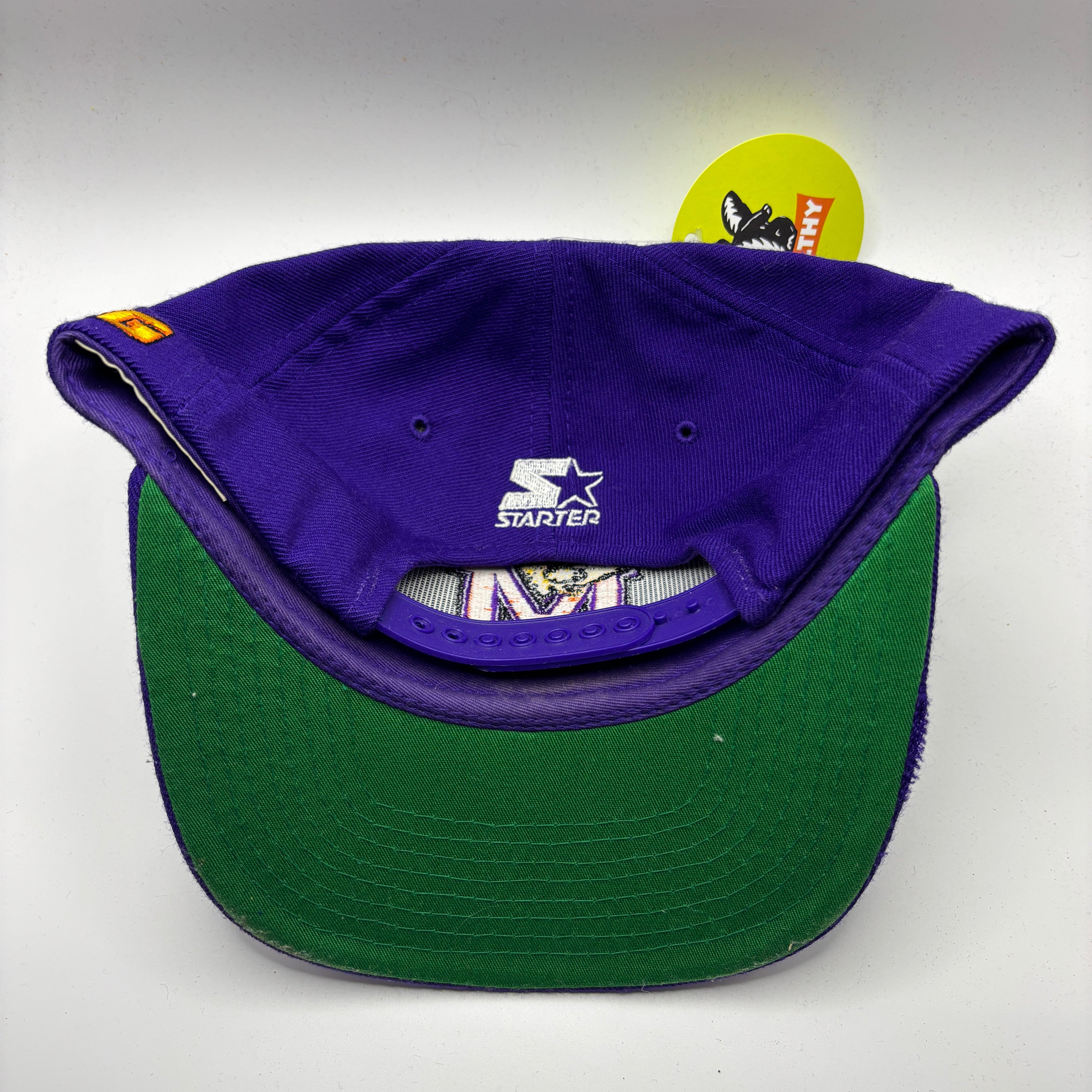 Vintage Minnesota Screaming Eagles 7up Coach TV Show Promo Starter Snapback Hat Wool