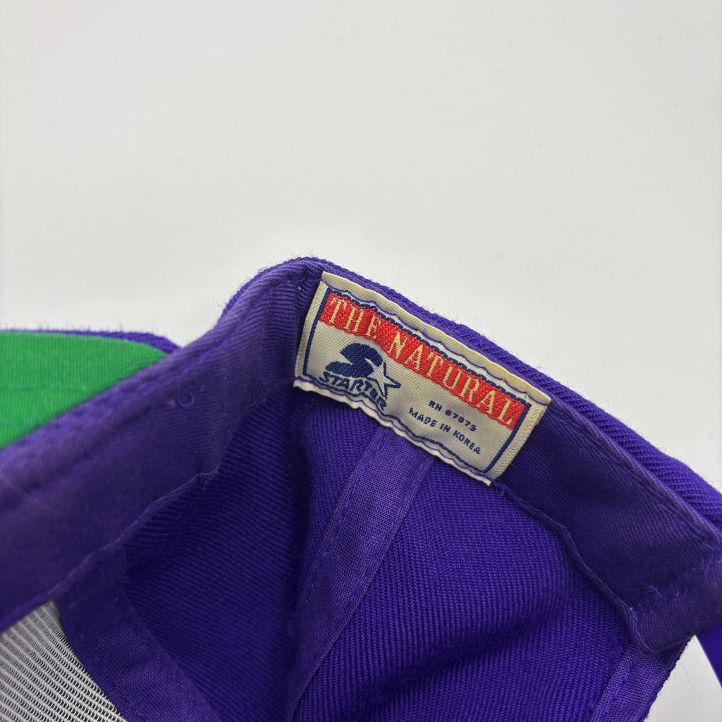 Vintage Minnesota Screaming Eagles 7up Coach TV Show Promo Starter Snapback Hat Wool