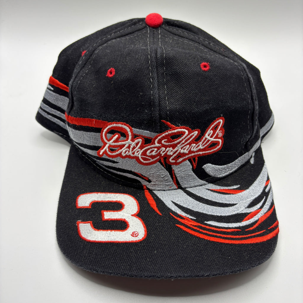 Vintage Dale Earnhardt NASCAR 3 Embroidered Goodwrench Service Snapback Hat