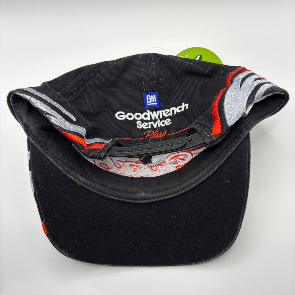 Vintage Dale Earnhardt NASCAR 3 Embroidered Goodwrench Service Snapback Hat