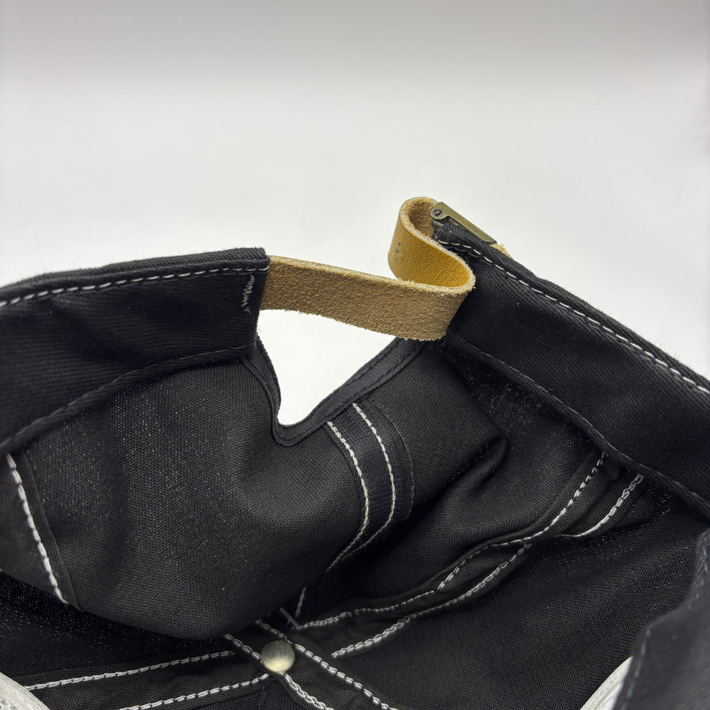 Vintage Purdue University Boilermakers Dad Black Gold Rope Strapback Hat