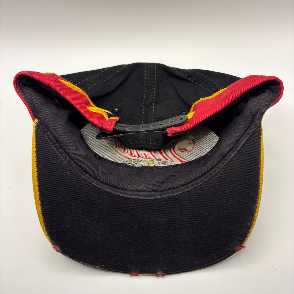 Vintage Miller Lite Beer NASCAR Racing Black Embroidered Snapback Hat