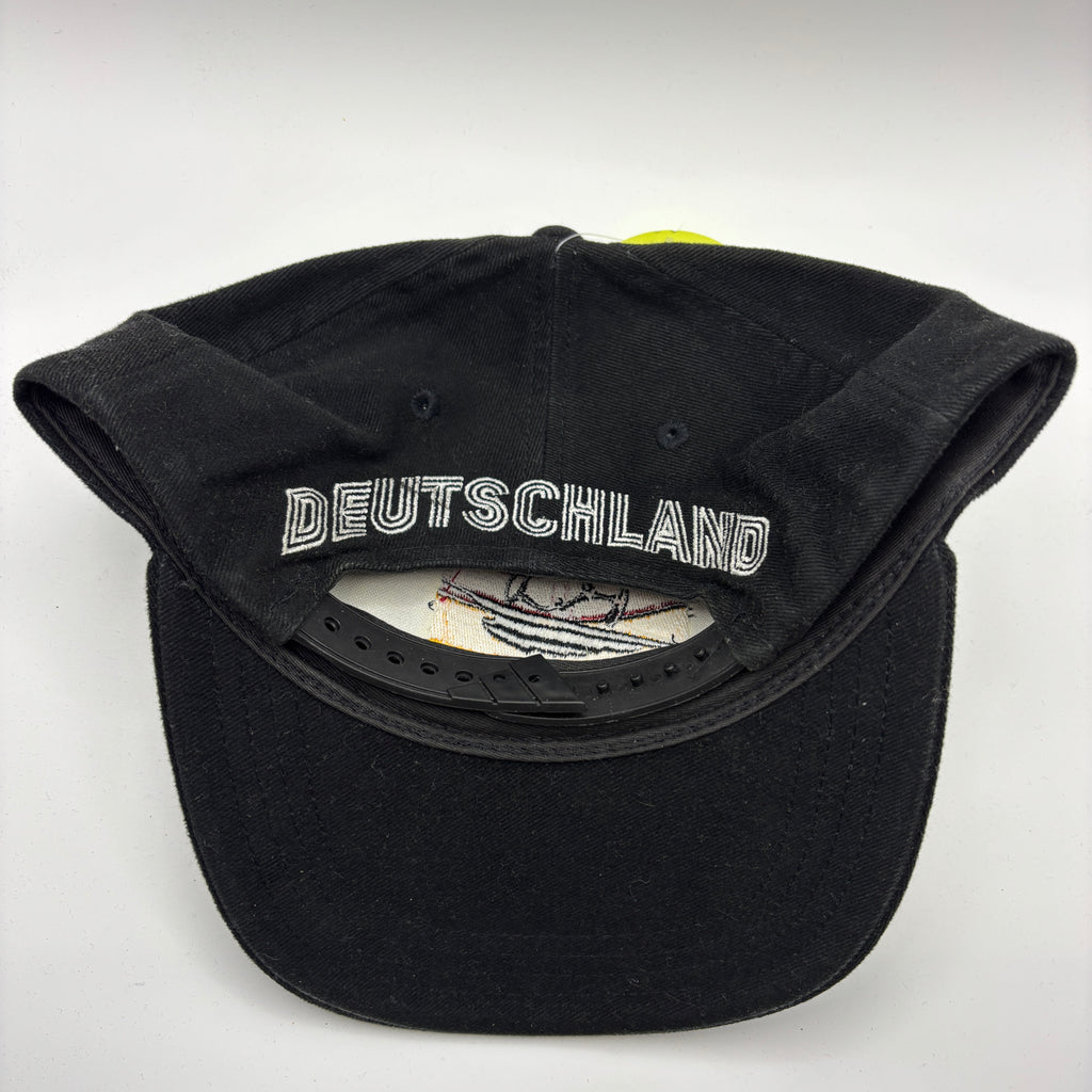 Vintage Adidas Germany Deutschland Black France 98 World Cup FIFA Soccer Snapback Hat