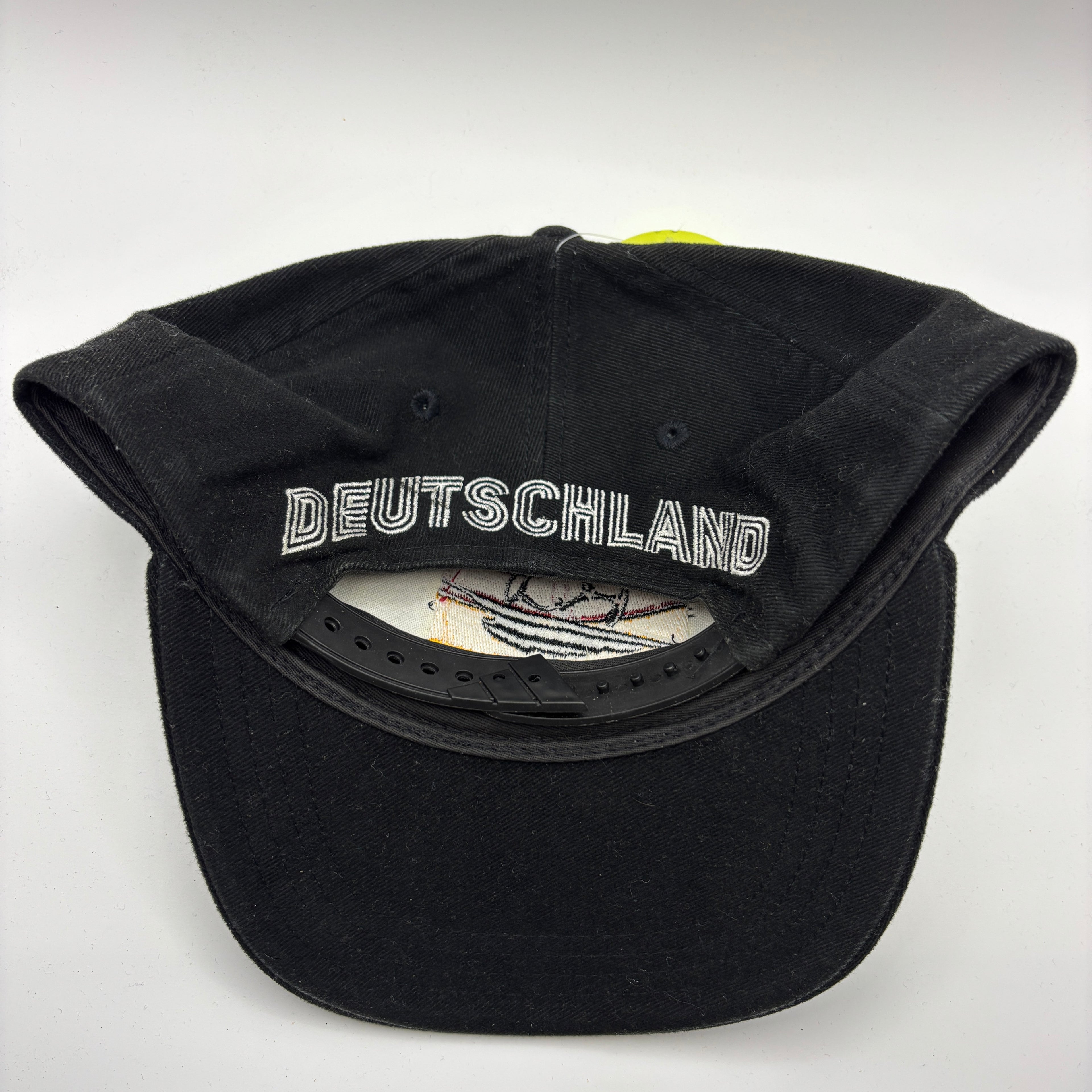 Vintage Adidas Germany Deutschland Black France 98 World Cup FIFA Soccer Snapback Hat