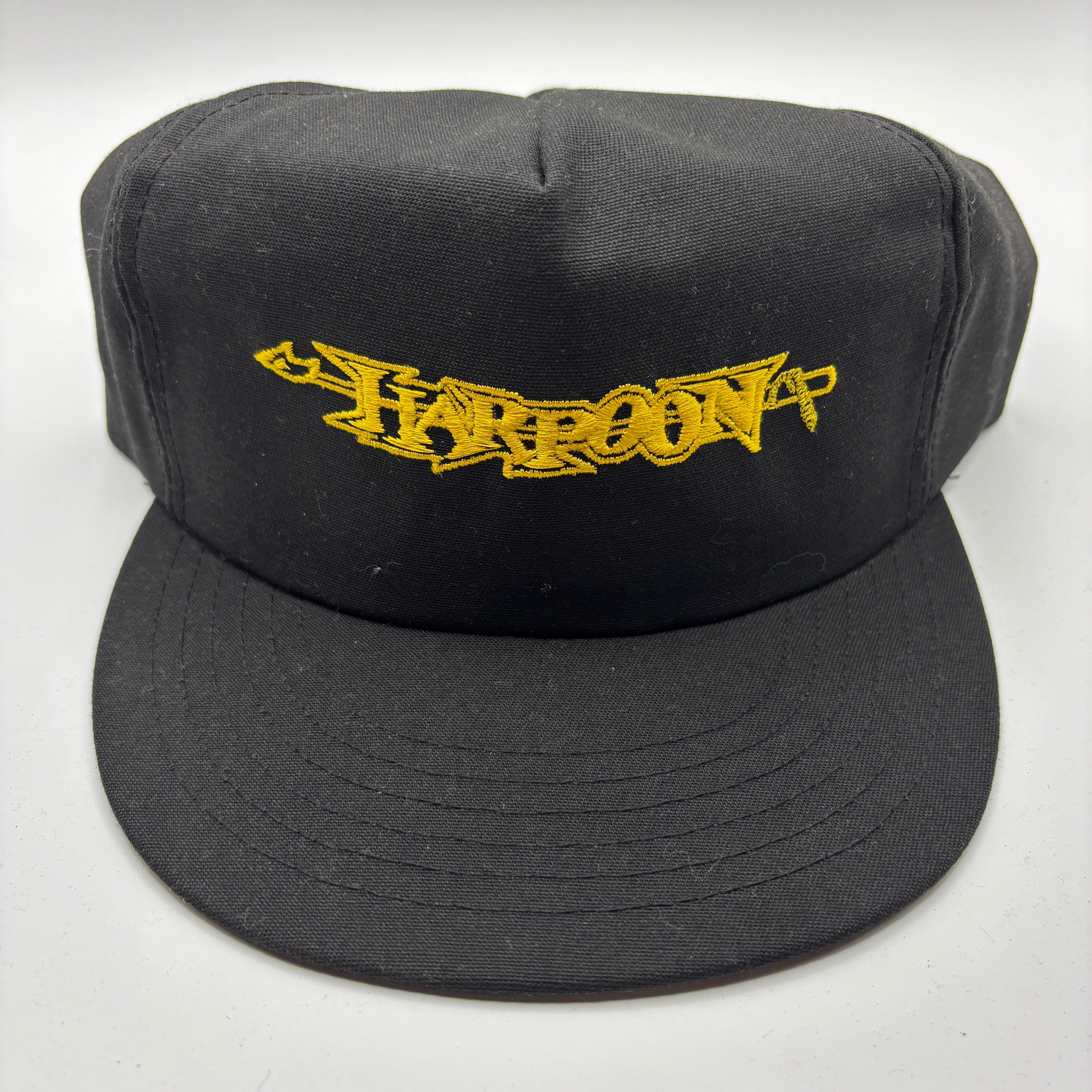 Vintage Harpoon Anti-Ship Missile System US Navy Black Snapback Hat