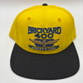 Vintage Brickyard 400 Racing 1995 Pennzoil Yellow Snapback Hat