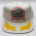 Vintage United Shows of America Midway Carnival Scrambled EggsMesh Trucker Snapback Hat