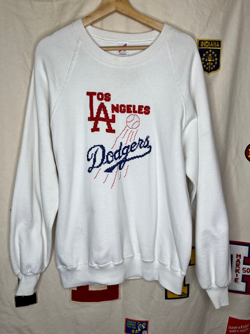 Vintage dodgers best sale sweatshirt