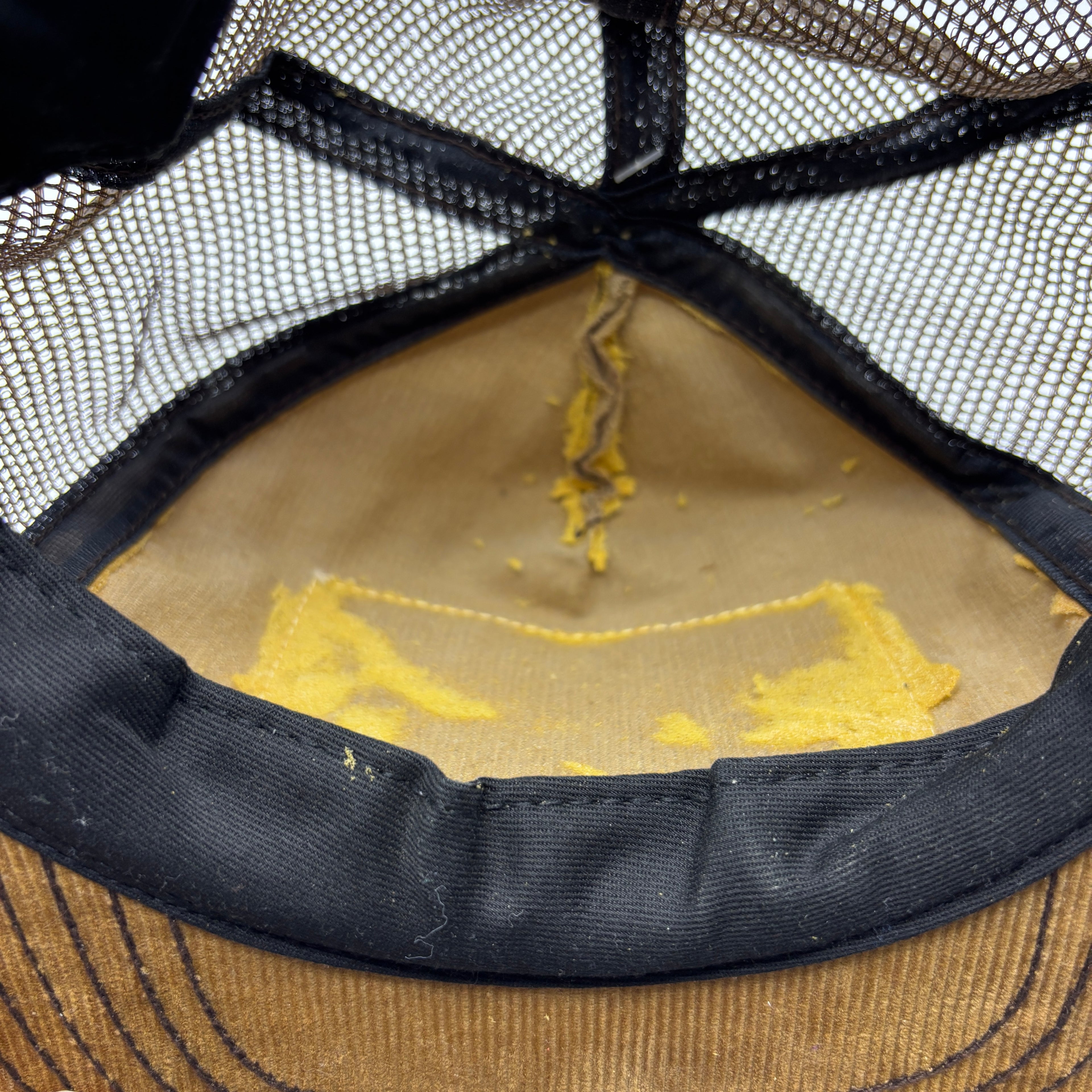 Vintage Red Man Chewing Tobacco Golden Blend Corduroy Mesh Trucker Snapback Hat