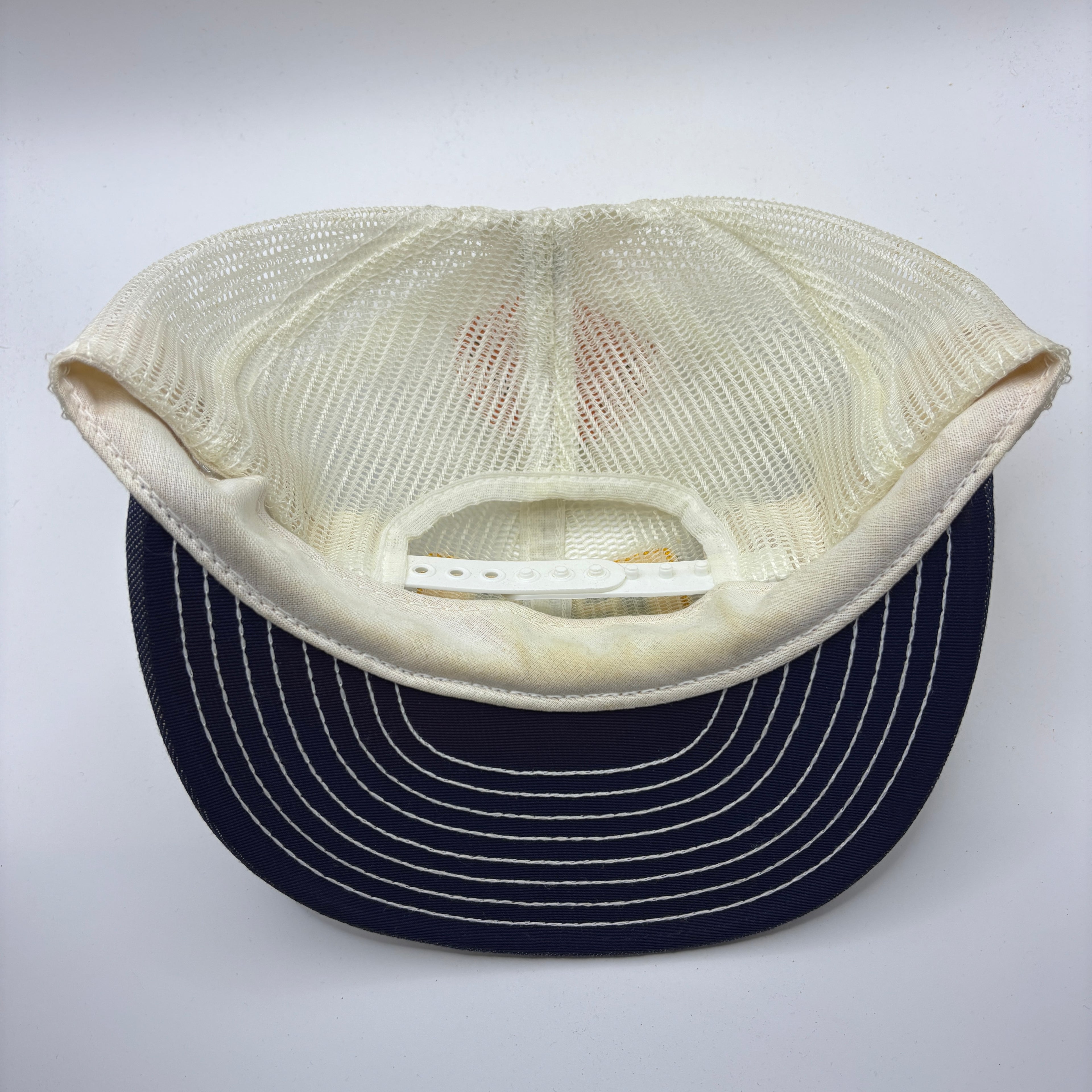 Vintage Cat Power Diesel All Mesh Denim Patch Snapback Hat