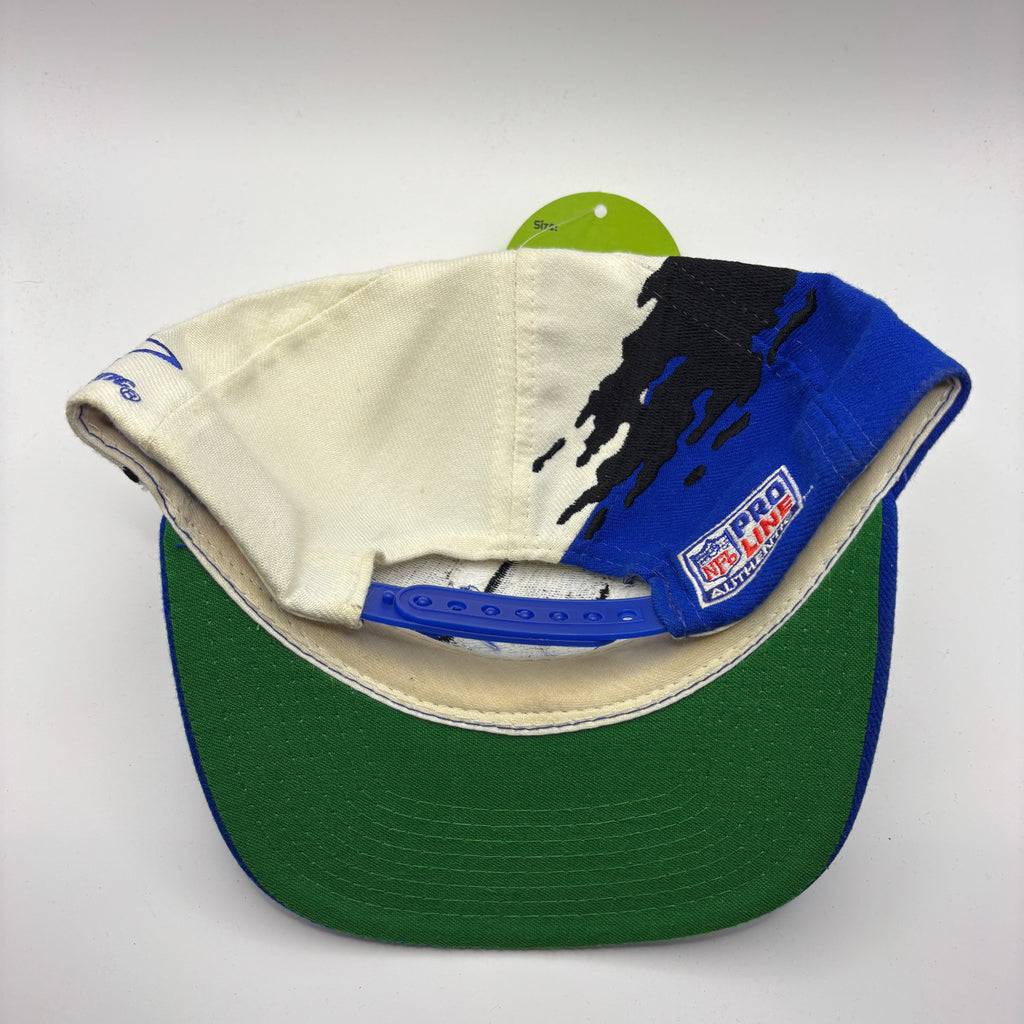 Vintage Indianapolis Colts NFL Logo Athletic Splash Snapback Hat