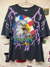 Load image into Gallery viewer, Vintage American Thunder Eagle The Legend Lives Lightning T-Shirt: XXL
