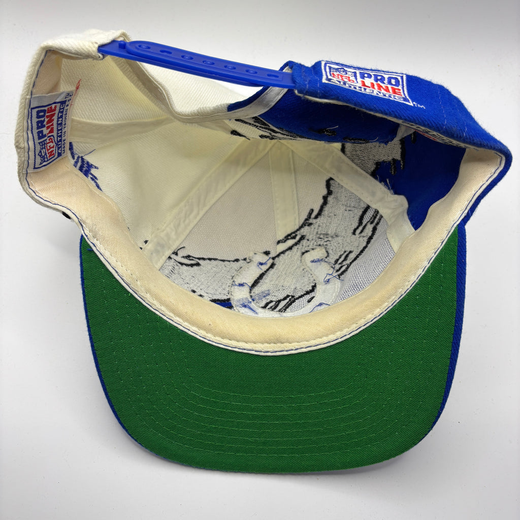 Vintage Indianapolis Colts NFL Logo Athletic Splash Snapback Hat