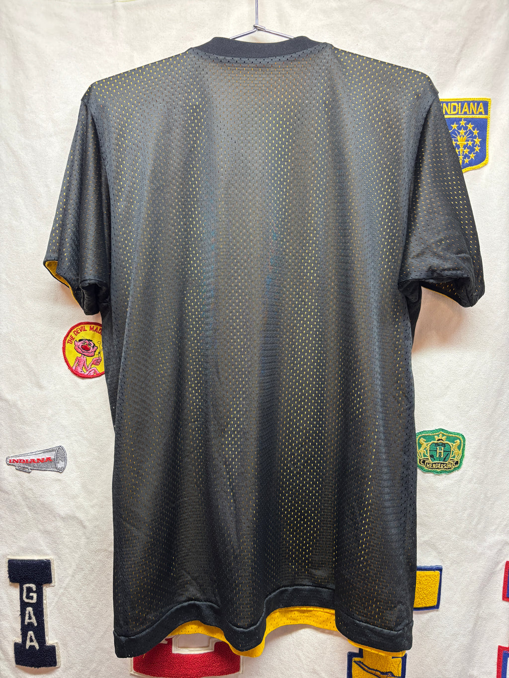 Vtg DePauw University 80's Soccer Mesh Practice Jersey: Large