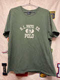 Vtg Polo Ralph Lauren Phys Ed 67 Green T-Shirt: XL