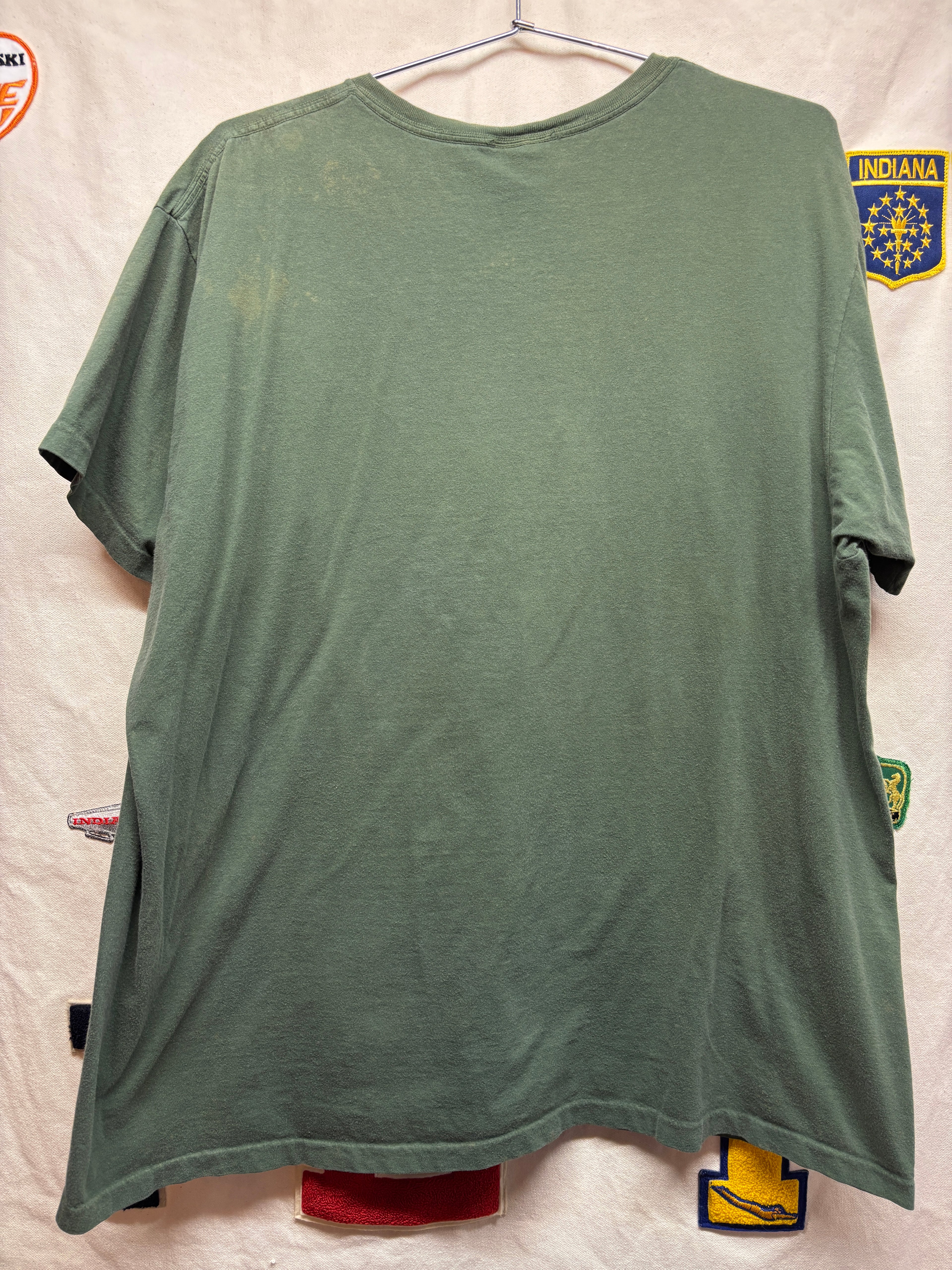 Vtg Polo Ralph Lauren Phys Ed 67 Green T-Shirt: XL