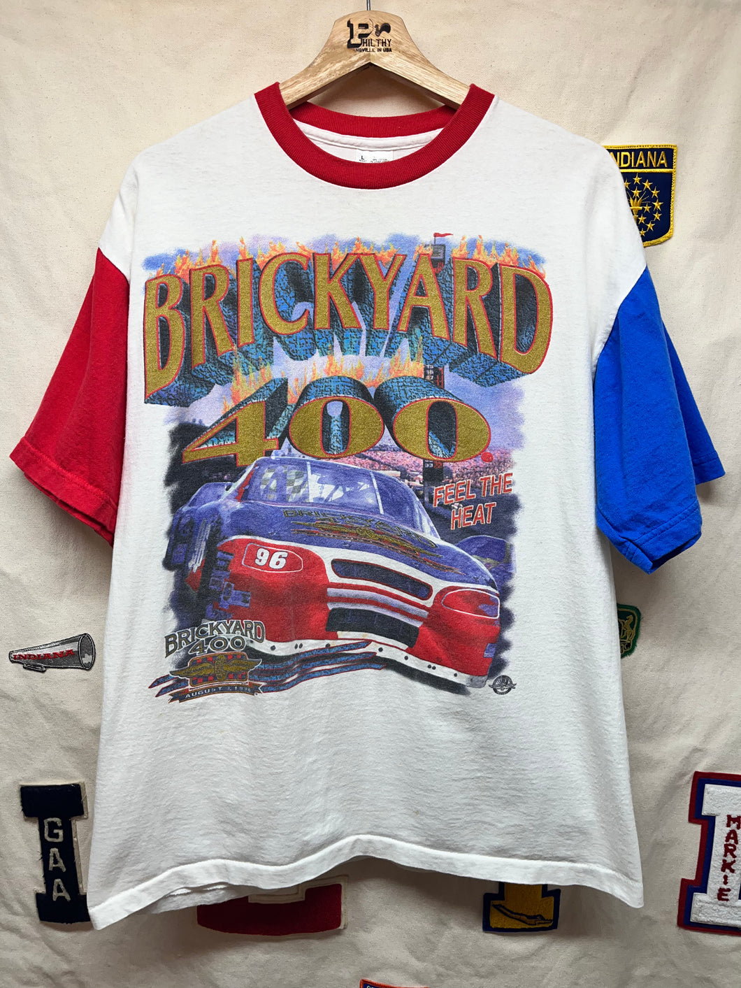 Vintage Brickyard 400 NASCAR IMS Racing T-Shirt: L