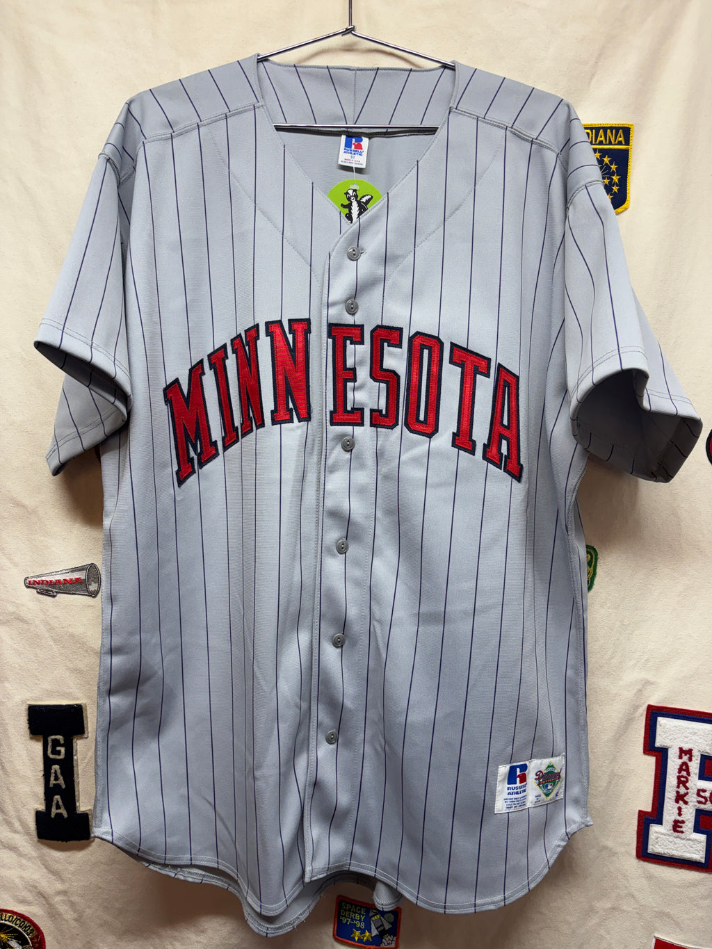 Vtg Minnesota Twins Russell Athletic Baseball Jersey: Size 52