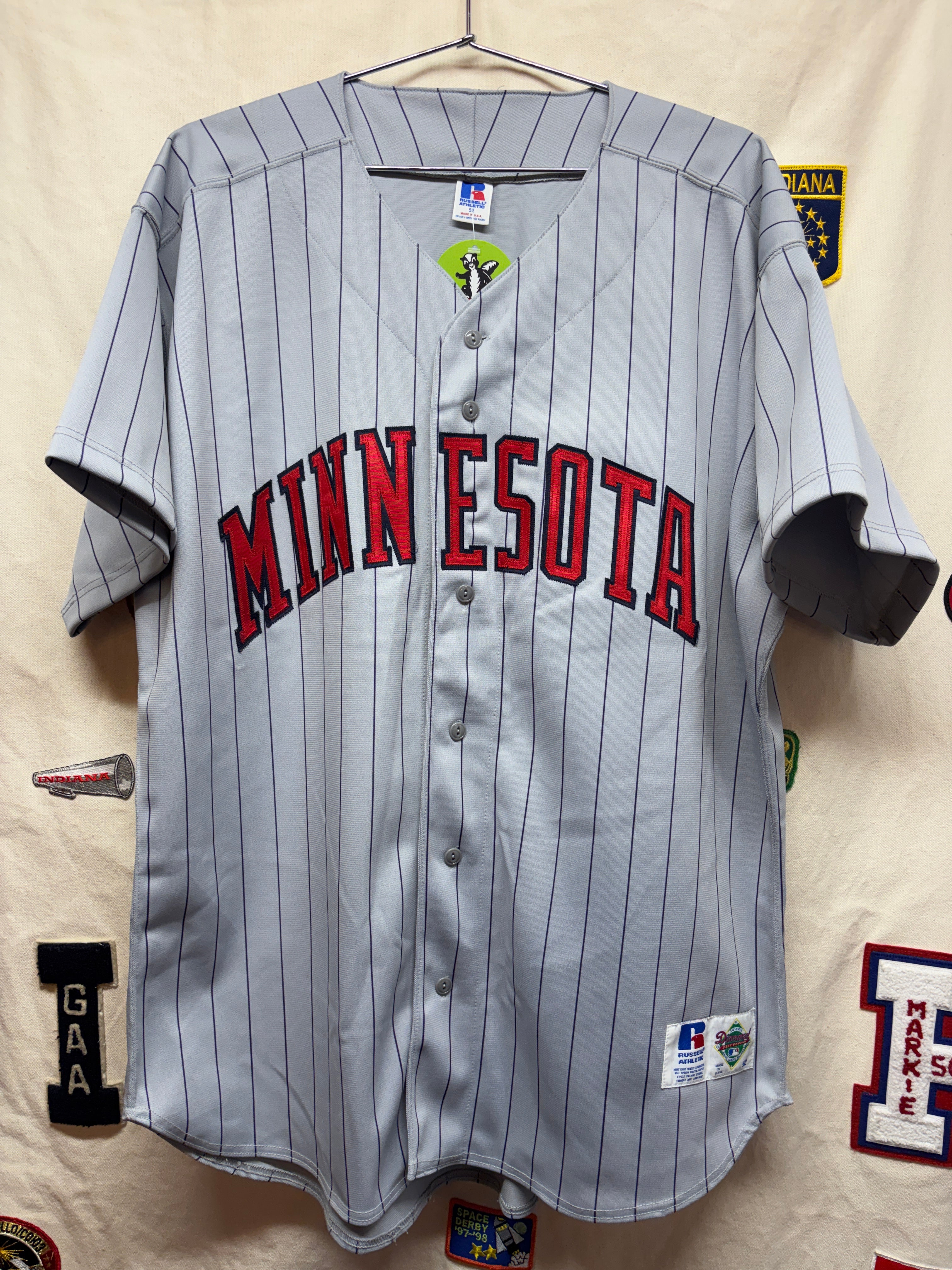 Vtg Minnesota Twins Russell Athletic Baseball Jersey: Size 52