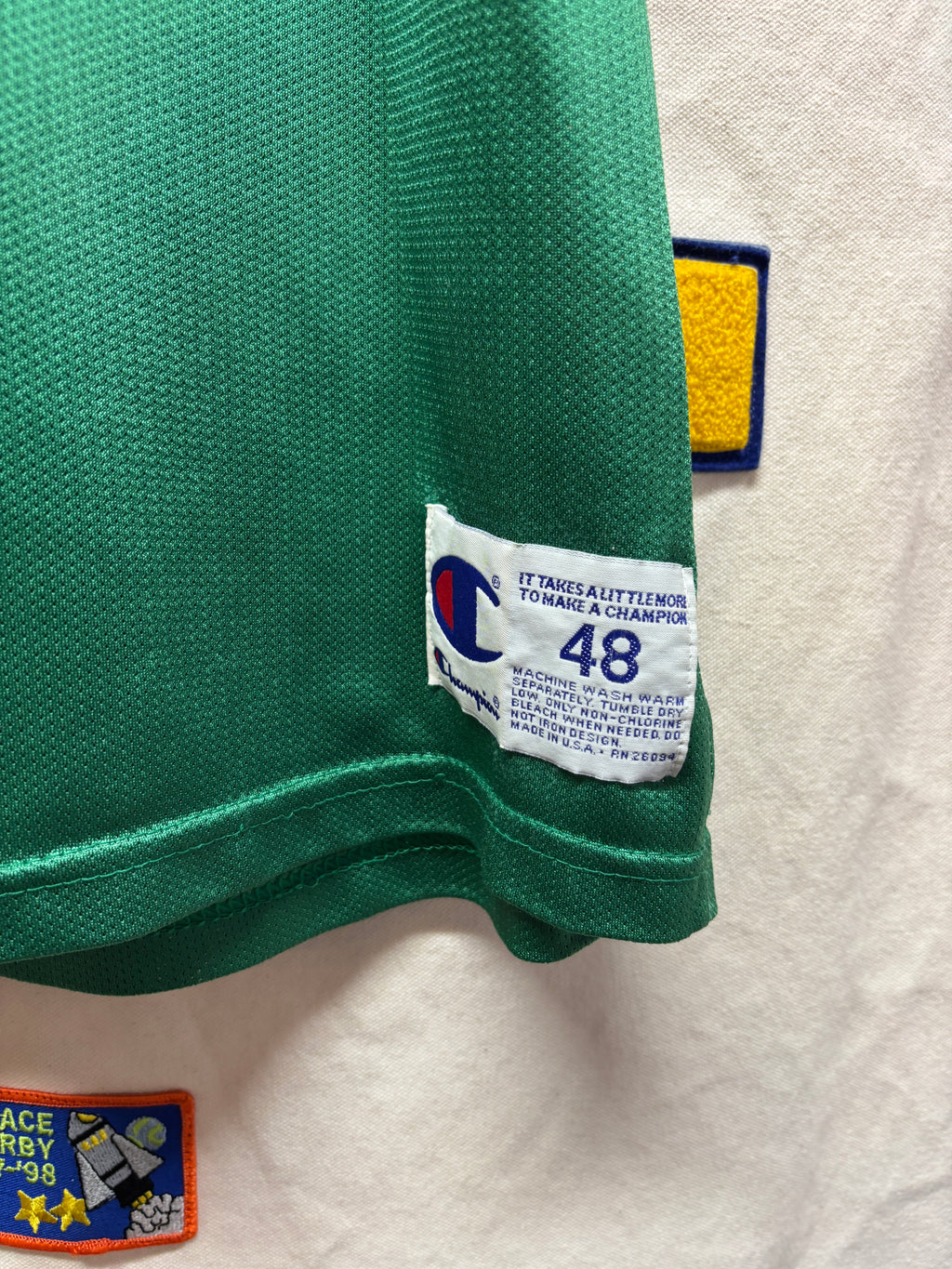 Vtg Shawn Kemp Seattle Sonics Champion Basketball Jersey: Size 48