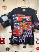 Load image into Gallery viewer, Vintage Kenny Schrader Budweiser NASCAR AOP Racing T-Shirt: XL
