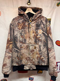 Vintage Carhartt Realtree Camo Zip-up Hoodie Jacket: Large