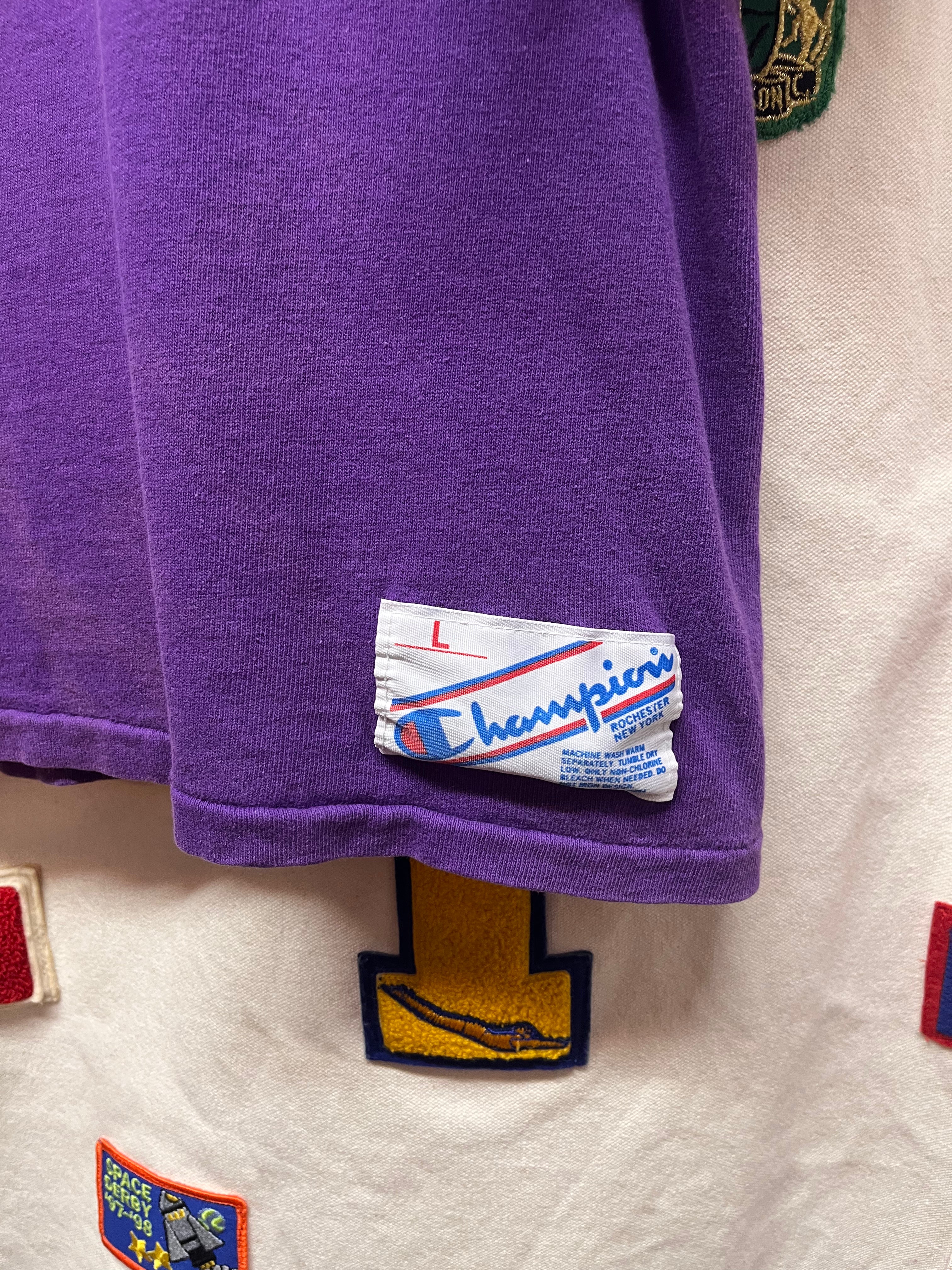 Vintage Minnesota Vikings Purple Champion Jersey 80's NFL T-Shirt: