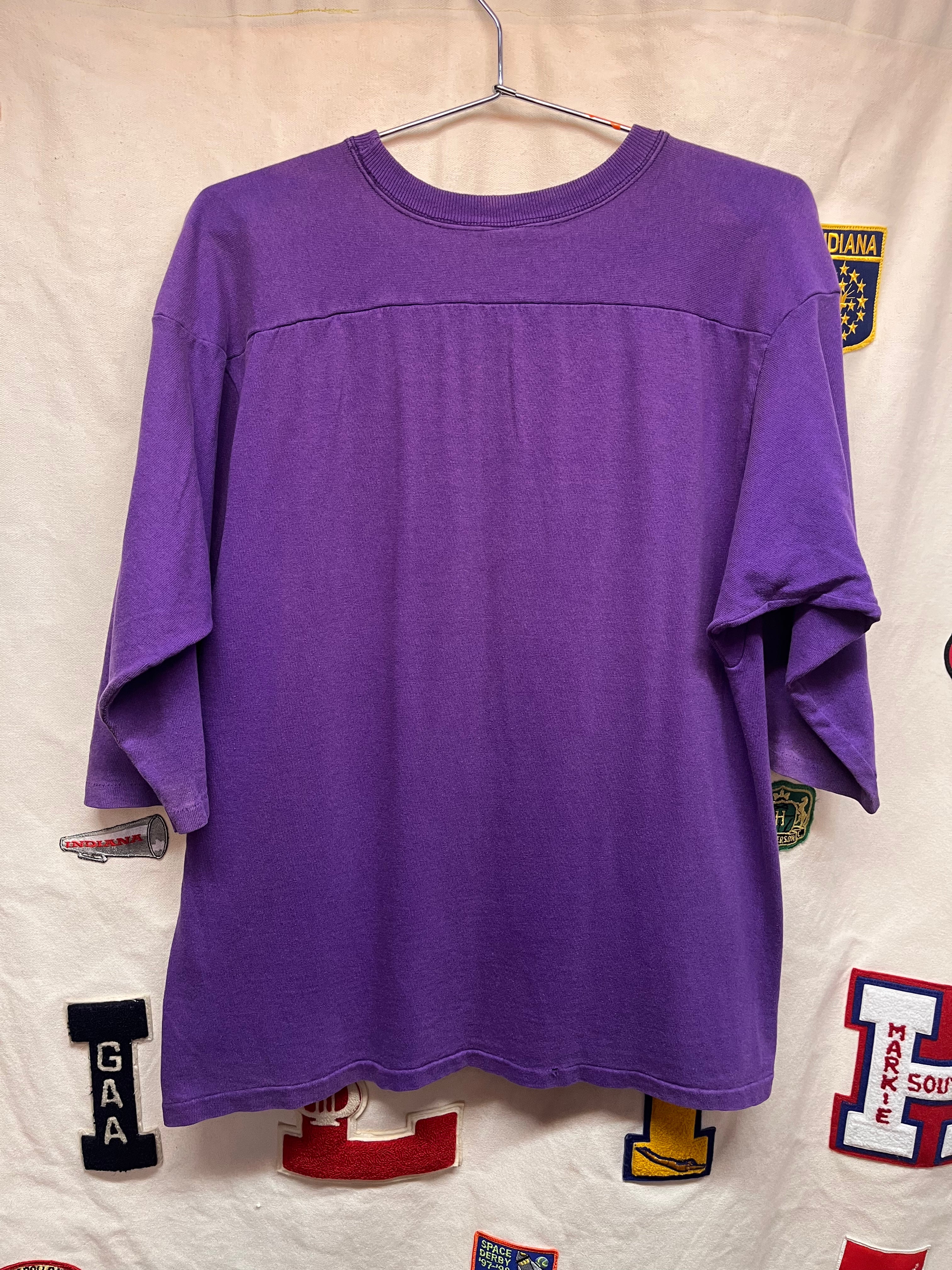 Vintage Minnesota Vikings Purple Champion Jersey 80's NFL T-Shirt: