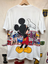 Load image into Gallery viewer, Vintage Mickey Mouse Comic Strip Velva Sheen All Over Wrap Around T-Shirt: Large
