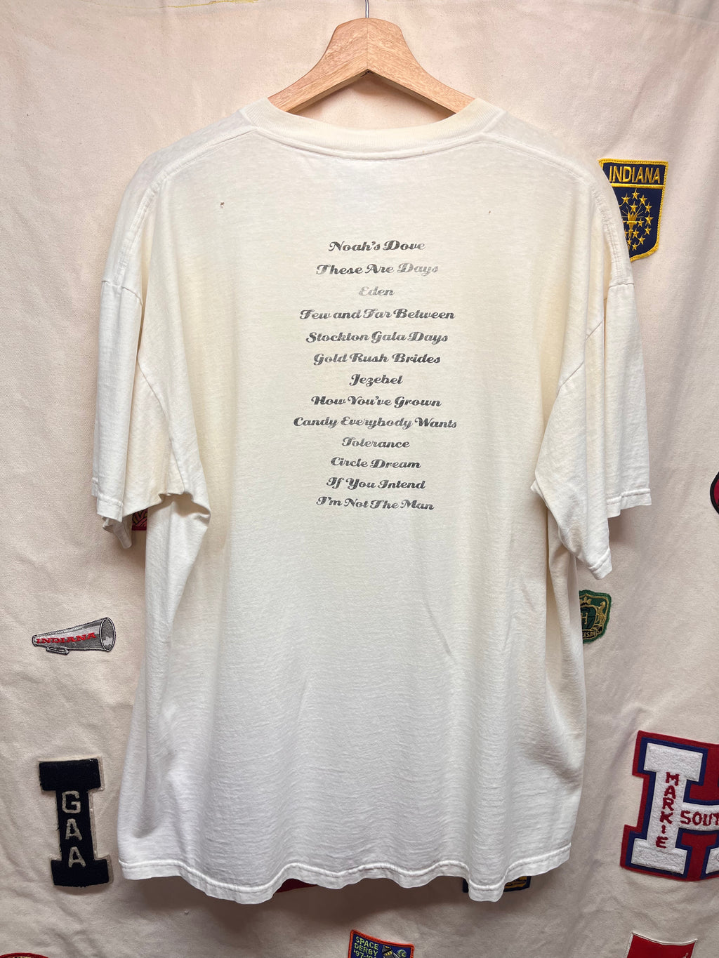 Vtg 10,000 Maniacs Our Time In Eden Band T-Shirt: XL
