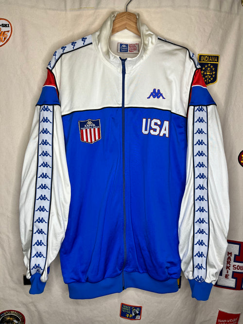 Vintage Kappa Sport USA Track and Field Team 1984 Olympics Zip-Up