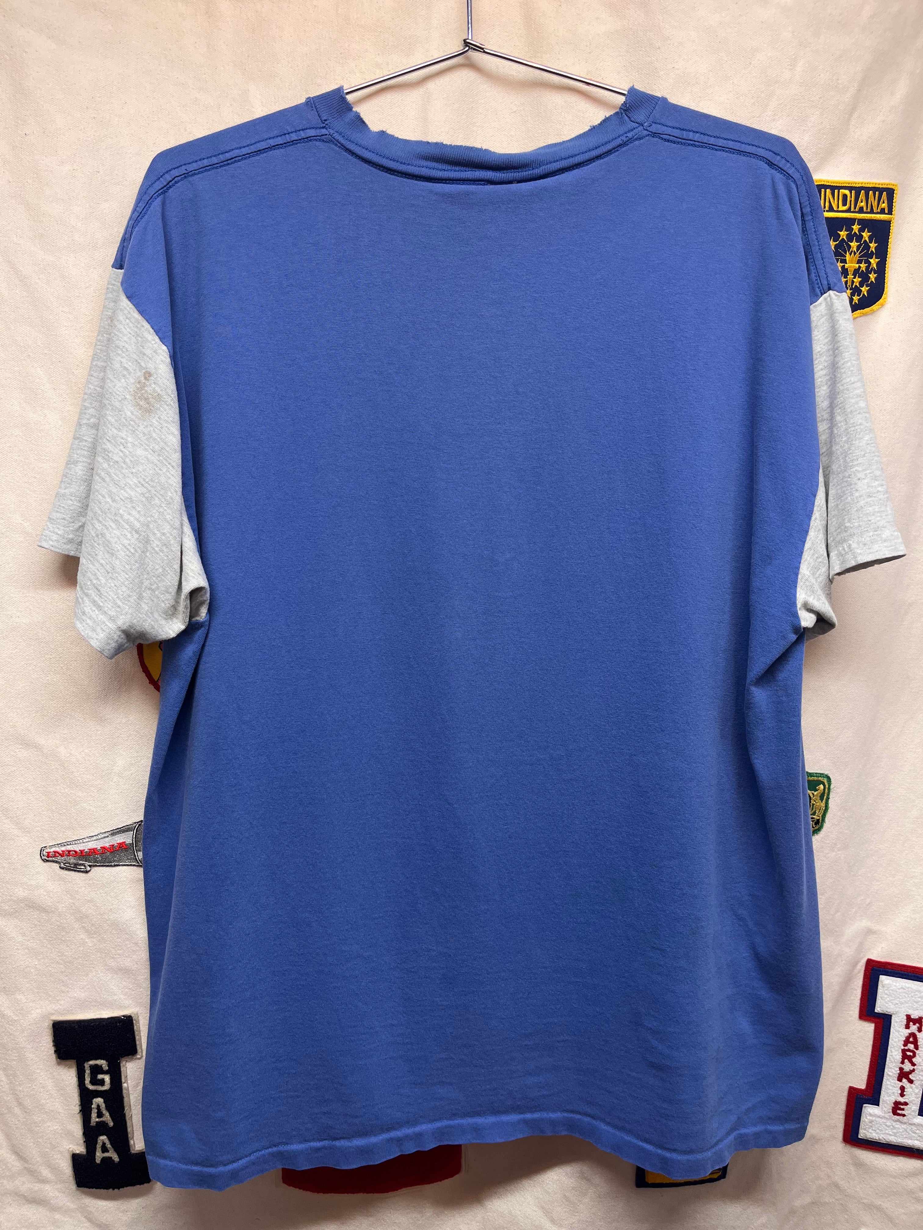 Vintage Indianapolis Colts Taz Ball Hungry NFL Blue T-Shirt: