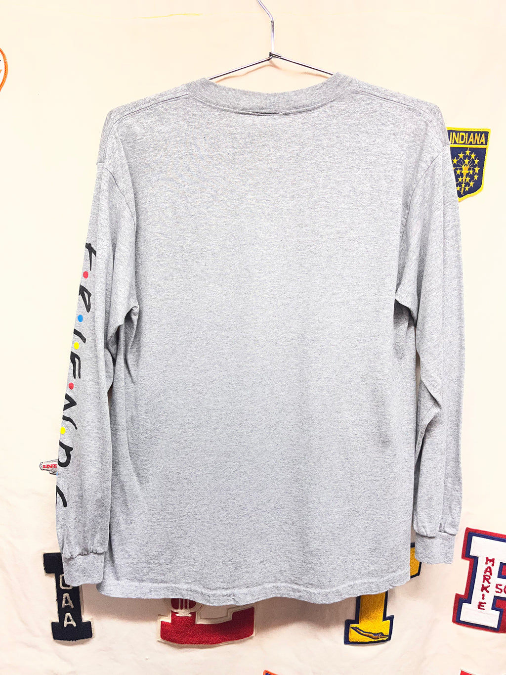 Vintage Friends TV Show NBC Experience Longsleeve Grey T-Shirt: Medium